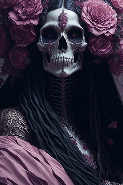 Fragilité enveloppée de fleurs V par ArtDesign by KBK