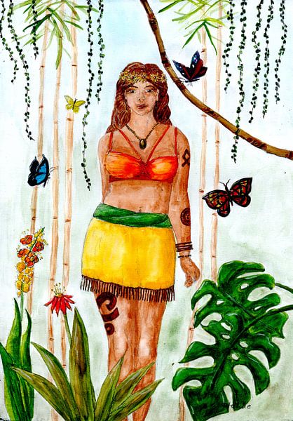 Déesse de la nature par Sandra Steinke