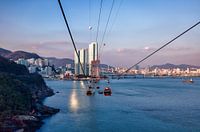 Au-dessus de Busan - Vue depuis le téléphérique de Songdo