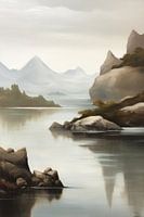 Ethereal Escapes: Gedämpfte Skyline