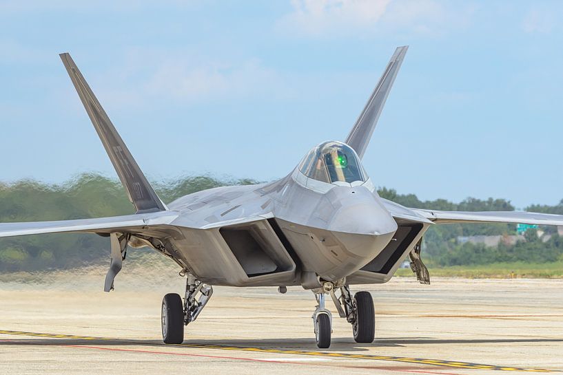 USAF Lockheed Martin F-22 Raptor stealth fighter. van Jaap van den Berg