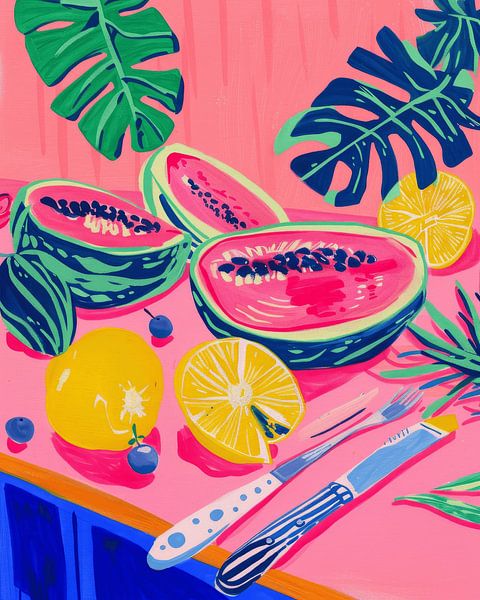 Colourful and modern still life by Studio Allee