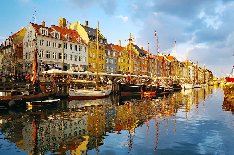 Blick auf die Altstadt von Kophenhagen von Reinhard  Pantke