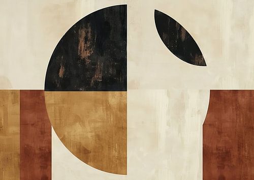 Boho minimalistisches Kunstwerk von Moderne Kollektion