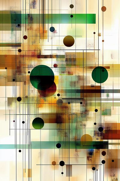 Retrometrisch - Groovy meetkunde II van Philippe HUGONNARD