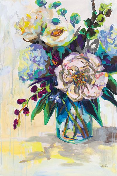 Glowing on White, Jeanette Vertentes by Wild Apple