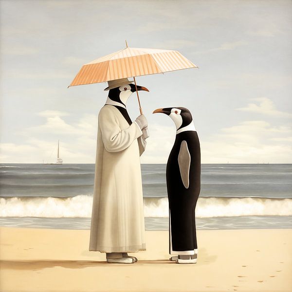 Penquin Beach by Jacky