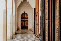 Door in the Bahia Palace in Marrakech | Morocco | Travel Photo