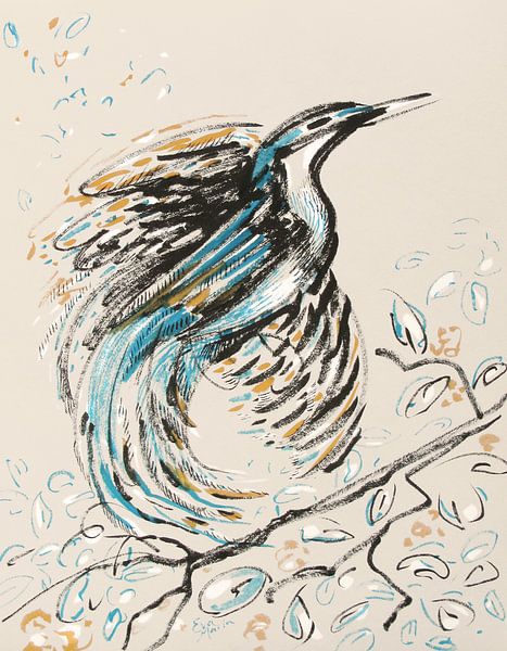 Oiseau de paradis par ART Eva Maria