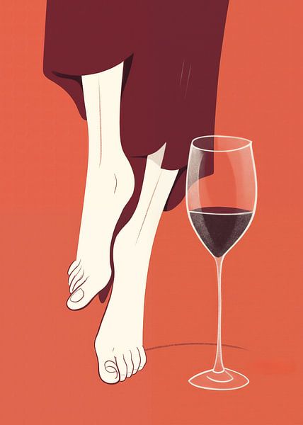 Wein und Tanz von Andreas Magnusson