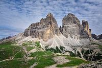 Blick auf die Südseite der Drei Zinnen