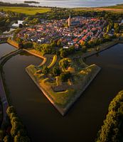 Naarden Vesting vanuit de lucht