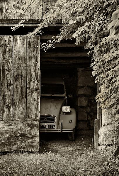 Shy girl - Citroën 2cv by Halma Fotografie