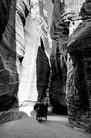 Weg zur antiken Stadt Petra