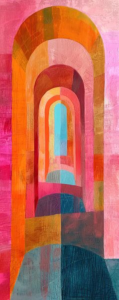 Peinture abstraite Néon par Art Merveilleux