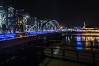 IJsselbrücke Zutphen bei Nacht