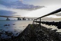 Zeelandbrug bij zonsondergang