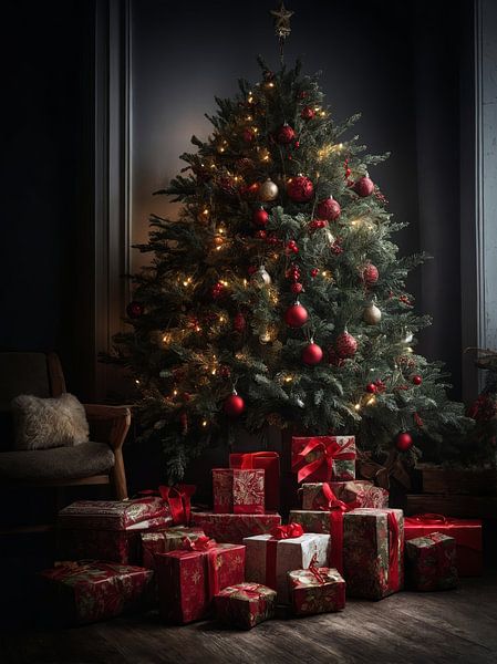 arbre de Noël par hisam colours