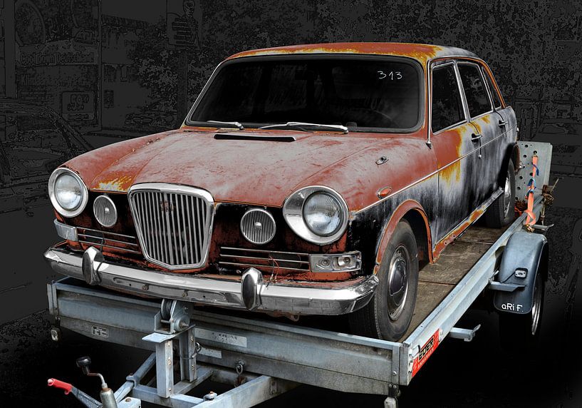 Wolseley 18/85 in Rostbraun von aRi F. Huber