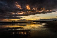 Zonsondergang wolken