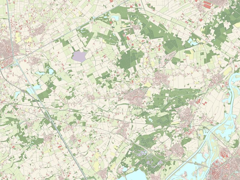 Carte de Leudal par Rebel Ontwerp