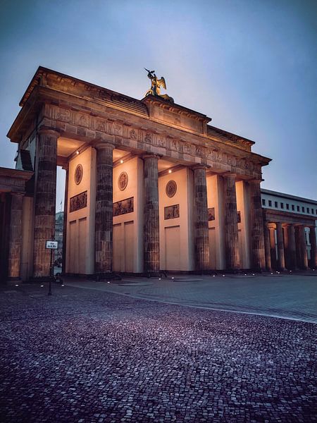 Blue Brandenburger Tor von Iman Azizi