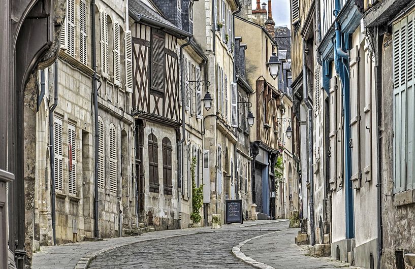 Bourges, Rue Bourbonnous by Frans Blok - photos, art and other wall decoration