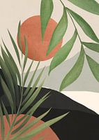 Abstract Art Tropical Leaves 46