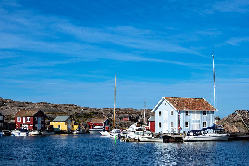 Blick auf den Ort Smögen in Schweden von Rico Ködder