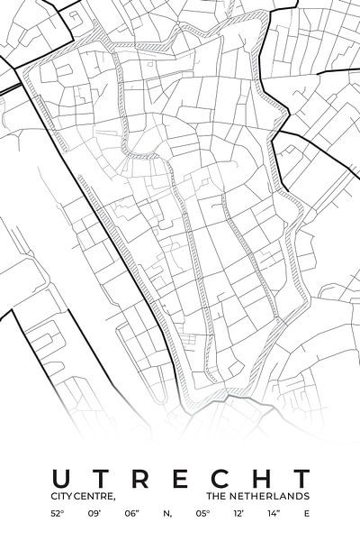 Plan de la ville d'Utrecht par Walljar