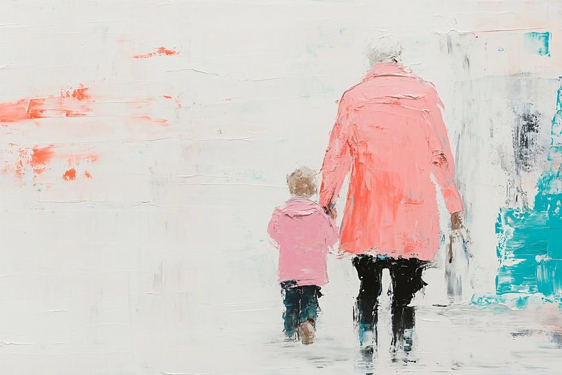 Mother and child painting by Imperial Art House