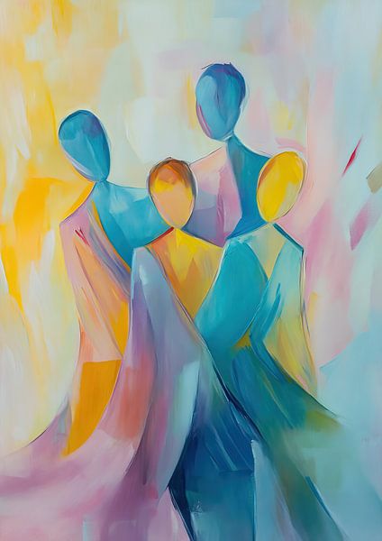 Abstracte Figuren van Kunst Kriebels