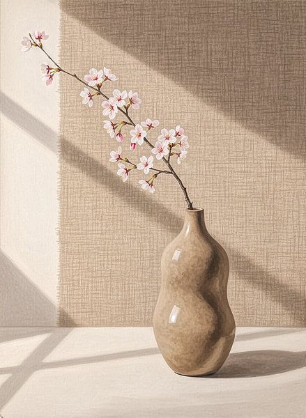 Japandi Silent Bloom par By Marjolein Design