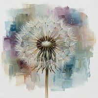 Modern Abstract: Blooming dandelion/Dandelion