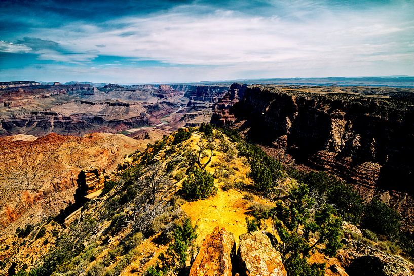 das Ende eines schönen Tages am Grand Canyon von Hans de Waay