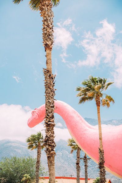 Pink Dinosaur by Patrycja Polechonska