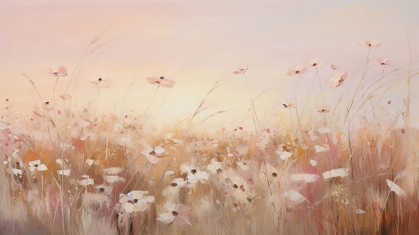 Champ de fleurs earthtones par Bianca ter Riet