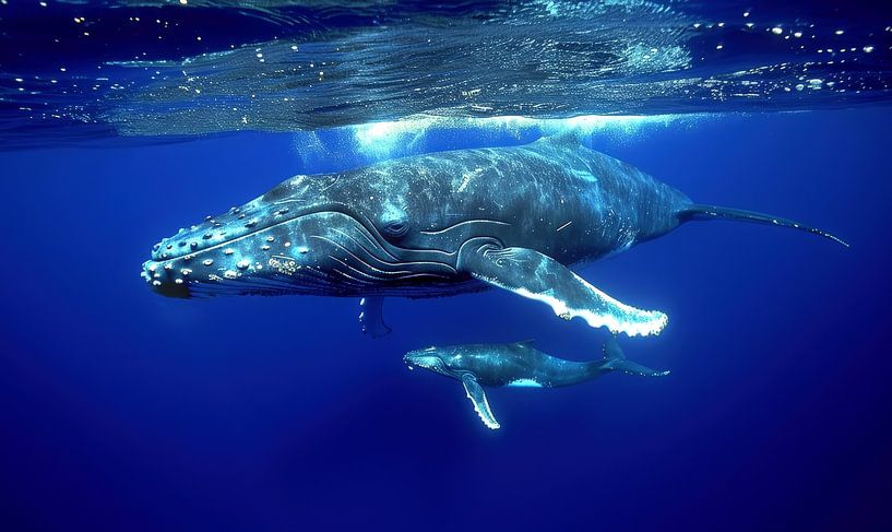 Die Reise der Buckelwal-Familie von ByNoukk