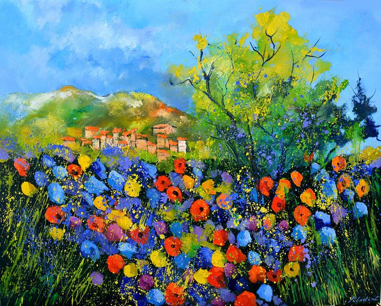 Rote Poppies in der Provence von pol ledent