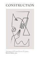 Poster für minimalistische und abstrakte Kunst - Konstruktion