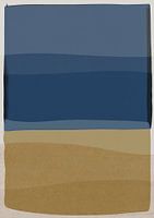 Modern Blauw en Bruin