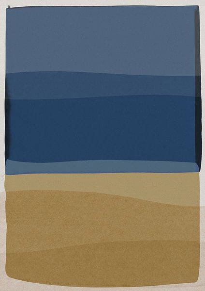 Moderne bleu et marron par Orara Studio