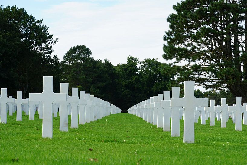 Cimetière militaire américain en France par Fabian H