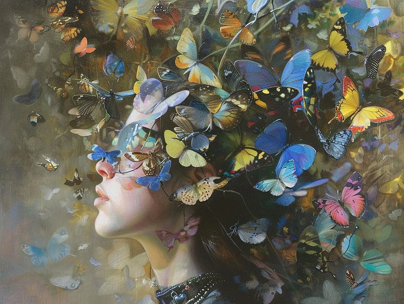 Butterflies | Whispers of Wings by Abstract Painting