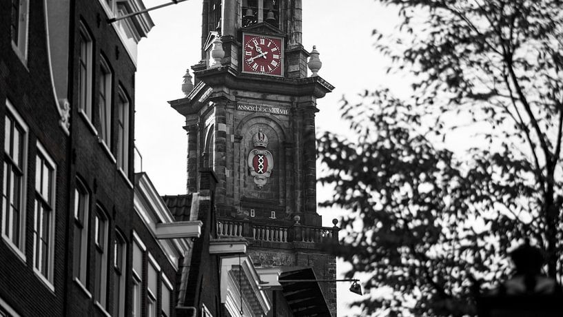 Westertoren Zwart-Wit par PIX STREET PHOTOGRAPHY