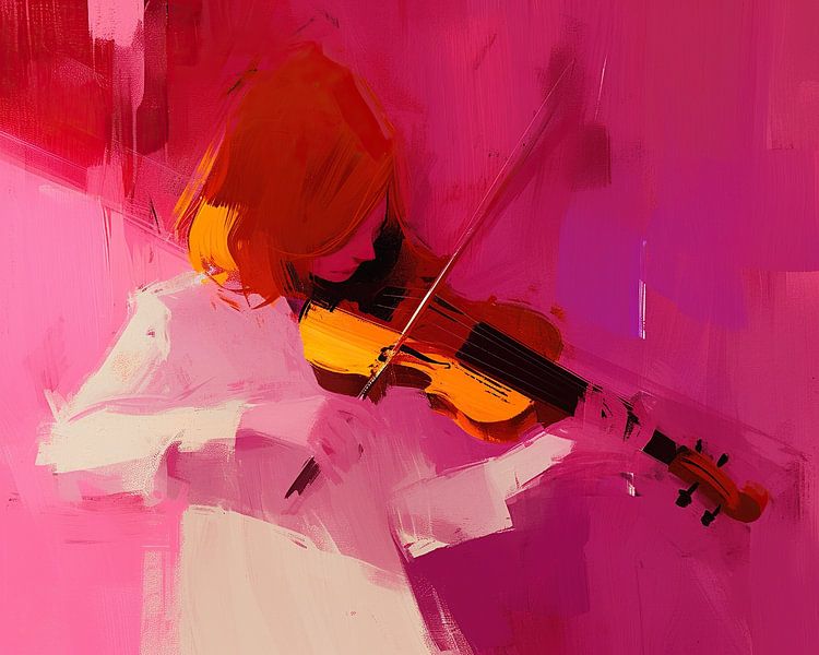 Portrait peinture minimaliste par La collection ARTEO