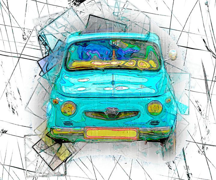 Türkiser Wagen par Leopold Brix