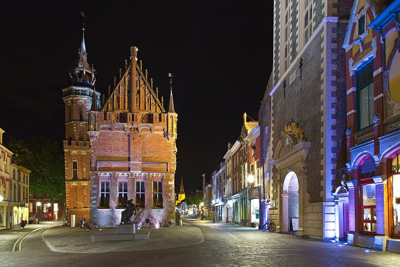 The old town hall of Kampen by Anton de Zeeuw