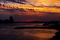 Zonsondergang Kampen