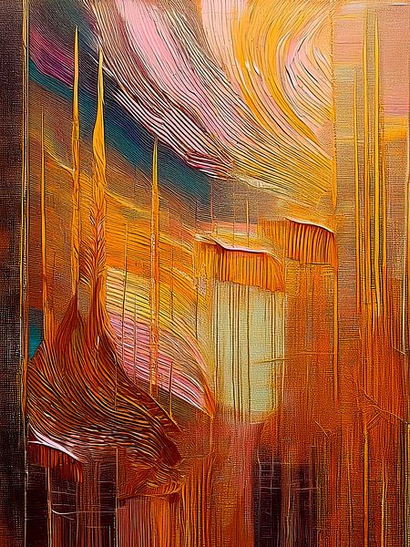 Abstract &amp; Modern: Colourful paintings. Series: Eye-catchers (5) by Studio Pieternel